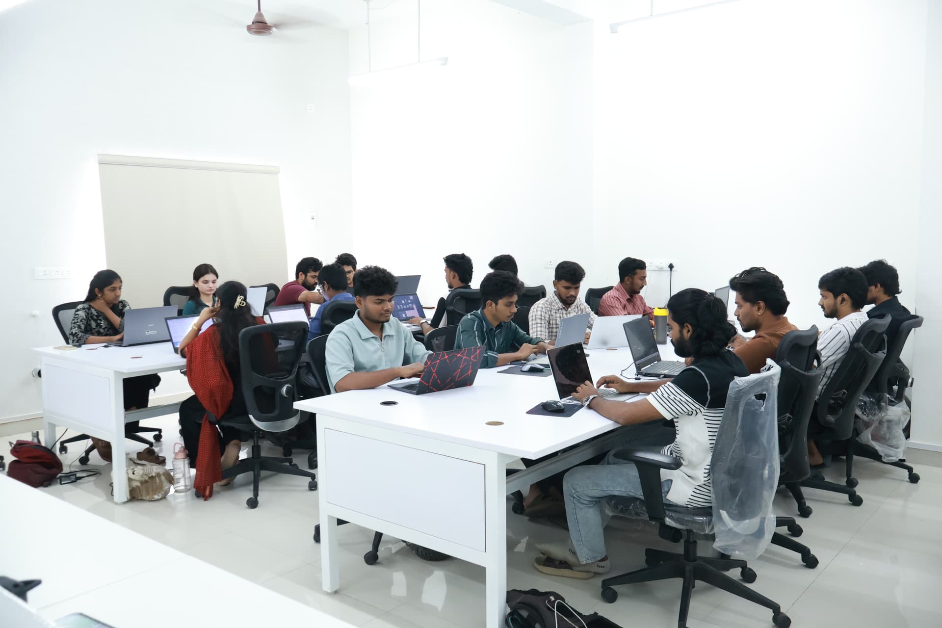 Students participating in a HIT Foundation Event