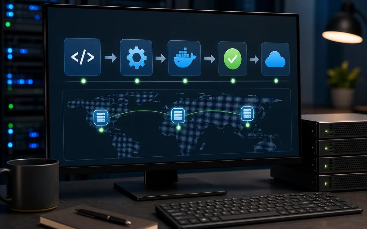 Cloud cluster health dashboard monitoring nodes, CPU, memory and operational status
