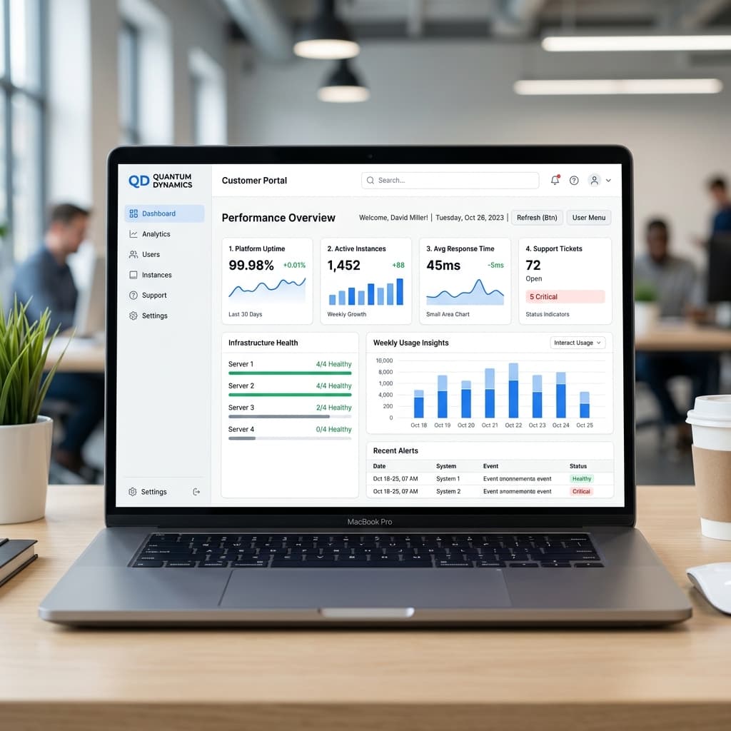 High-Performance Web Dashboard
