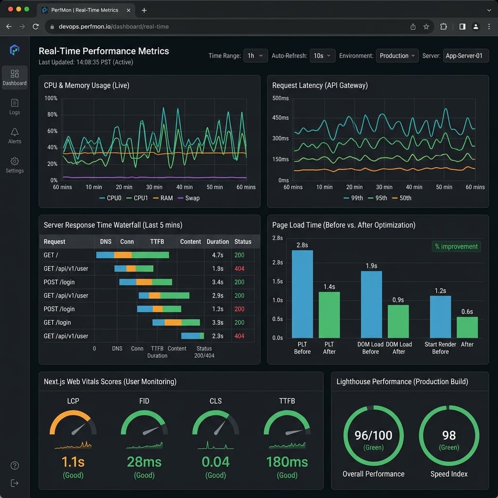 Real-time Performance Metrics
