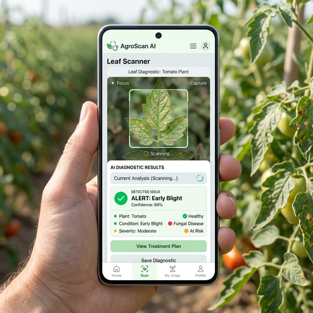 Crop Diagnostic Scanner Interface